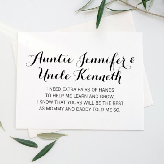 Invitation Elégant Serez-Vous Mes Parents Proposition