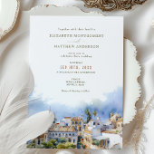 Invitation Elégant Sevilla Espagne Destination Mariage