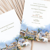 Invitation Elégant Sevilla Espagne Destination Mariage