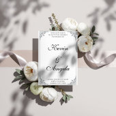 Invitation Élégant Simple Chic Moderne