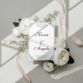 Invitation Élégant Simple Chic Moderne