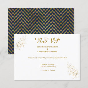 INVITATION ELEGANT SIMPLE MARINE OR PARTIES SCINTILLANT RSVP