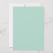 Invitation Elegant Simple Modern Mint 21st Birthday Party (Dos)
