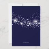 Invitation Élégant Sky soirée Mariage Elopement (Dos)