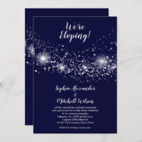 Élégant Sky soirée Mariage Elopement