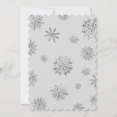 Invitation Elegant Snowy Christmas Holiday Party (Dos)