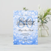 Invitation Elégant spectacle de 80e anniversaire Parties scin (Debout devant)