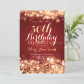 Invitation Élégant spectacle de fête du 30e anniversaire Lumi (Debout devant)