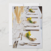 Invitation Elegant Spring Daffodil Place Setting Formal Weddi (Dos)