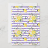 Invitation Elegant Summer Lemon Lime Citrus Bridal Shower  (Dos)