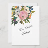 Invitation Elegant SURPRISE Handpainted 70th Birthday Party (Dos)