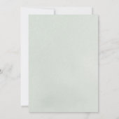 Invitation Élégant, Taille Minimale, Pêche, Mariage de crème (Dos)