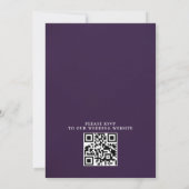Invitation Elegant Tangled Lanterns Budget QR Code Wedding (Dos)