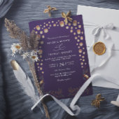 Invitation Elegant Tangled Lanterns Budget QR Code Wedding