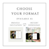 Invitation Elegant Taupe Cross Photo Boy First Communion