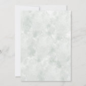 Invitation Elégant Tea Party Baby shower bébé est en train de (Dos)