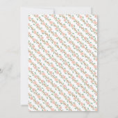 Invitation Elégant Tea Party Baby shower fille ・ Teapot (Dos)