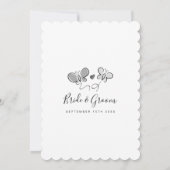 Invitation Elégant thème de printemps modèle (Dos)