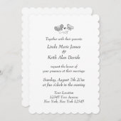 Invitation Elégant thème de printemps modèle (Devant / Derrière)