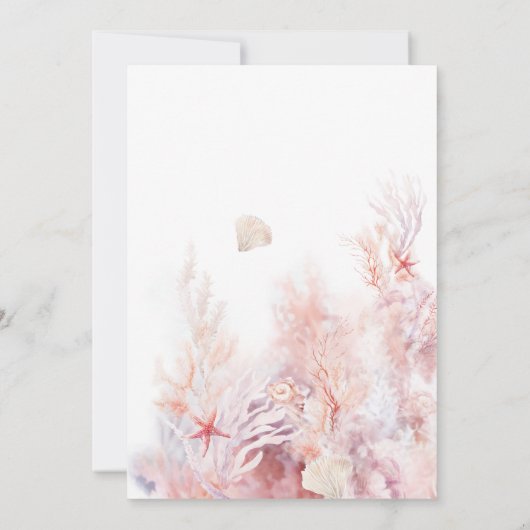 Invitation Elégant thème nautique N'importe quel âge Annivers (Dos)