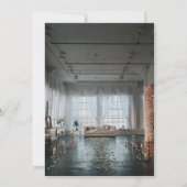 Invitation Elégant thème rustique mariage thème automne Maria (Dos)