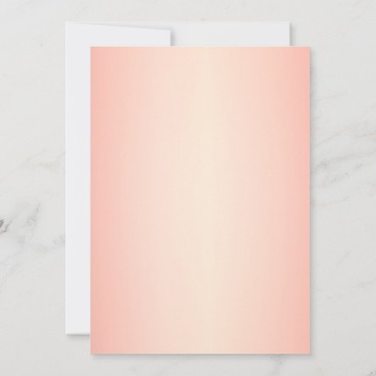 Invitation Élégant Tour Eiffel de Paris en or rose pour Quinc (Dos)