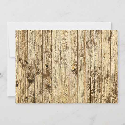 Invitation Élégant tournesol rustique dans l'amour mémoire fu (Dos)