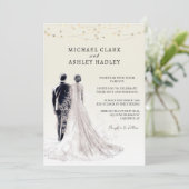 Invitation Elegant Traditional Wedding (Debout devant)