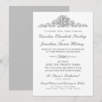 Élégant traditionnel | Mariage gris de Versailles