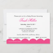 Invitation Élégant transport rétro pour bébés - Baby shower (Dos)