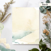 Invitation Elégant Verdure Aquarelle Dîner de répétition