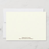 Invitation Élégant vert menthe damas, mariage d'ivoire (Dos)