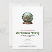 Invitation Elegant Victorian Christmas Ball Gathering (Devant)
