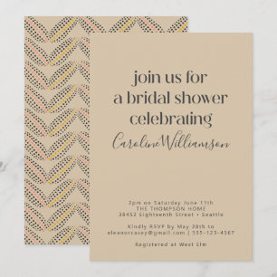 Invitation Élégant Vintage Chaud Neutre Rétro Enterrement de