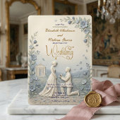 Invitation Elegant Vintage Effect Wedding
