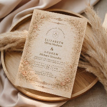 Elegant Vintage Floral Botanical Wedding