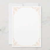 Invitation Elegant Vintage Romantic Script Muslim Wedding (Dos)