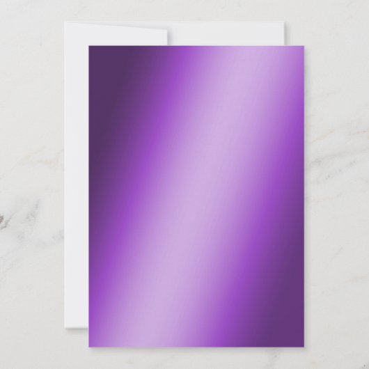 Invitation Elégant violet Baubles & Perles Noël (Dos)