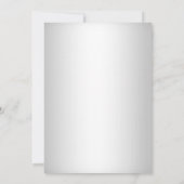 Invitation Élégant violet blanc dentelle Champagne Brunch Inv (Dos)