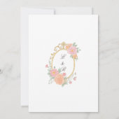 Invitation Elegant Watercolor Manor Rococo Wedding (Dos)