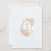 Invitation Elegant Watercolor Manor Rococo Wedding (Dos)