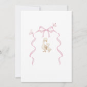 Invitation Elegant  Watercolor One 2nd Birthday silly goose B (Dos)