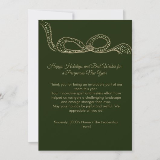 Invitation Elegant Watercolor Ornament Christmas Party (Dos)