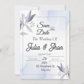 Invitation Elegant Wedding Design (Devant)