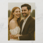 Invitation Elegant Wedding Elopement Minimalist Photo  (Dos)