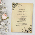 Invitation Élégant Wedding shower d'antiquités<br><div class="desc">Ces élégantes invitations à la wedding shower tourbillon antique sont parfaites pour tout couple qui planifie un mariage vintage romantique. Ces invitations peuvent être personnalisées pour votre occasion spéciale et feraient le faire-part parfait pour tout mariage, douche nuptiale, fête de fiançailles, fête d'anniversaire et bien plus encore. AFFICHER LES ÉLÉMENTS...</div>