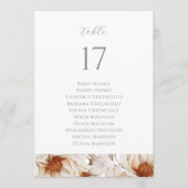 Invitation Elegant Wedding Table Seating Sign (Devant)