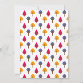 Invitation Elégant Whimsical coloré Mariage de automne rustiq (Dos)