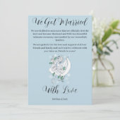 Invitation Elegant White Winter Fantasy Dragon Roses Wedding  (Debout devant)
