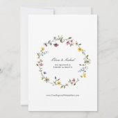 Invitation Elegant Wildflower Arch Garden Bridal Shower (Dos)